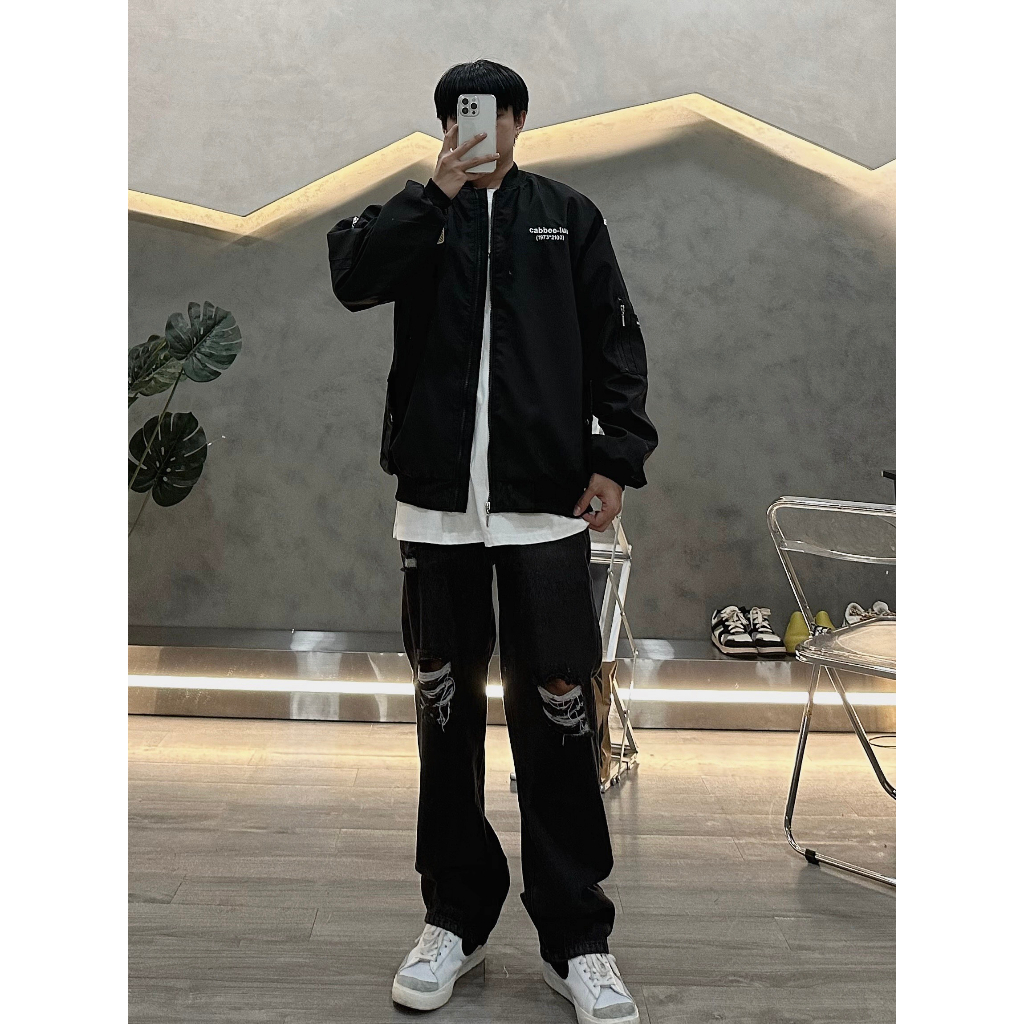 Áo Khoác Bomber Cabbe_Ius Classic cho nam