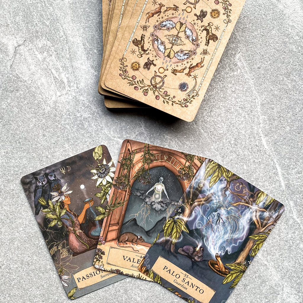 Bộ bài The Herbal Astrology Oracle: A 55-Card Deck  Guide by Adriana Ayales  @gocdoquyen