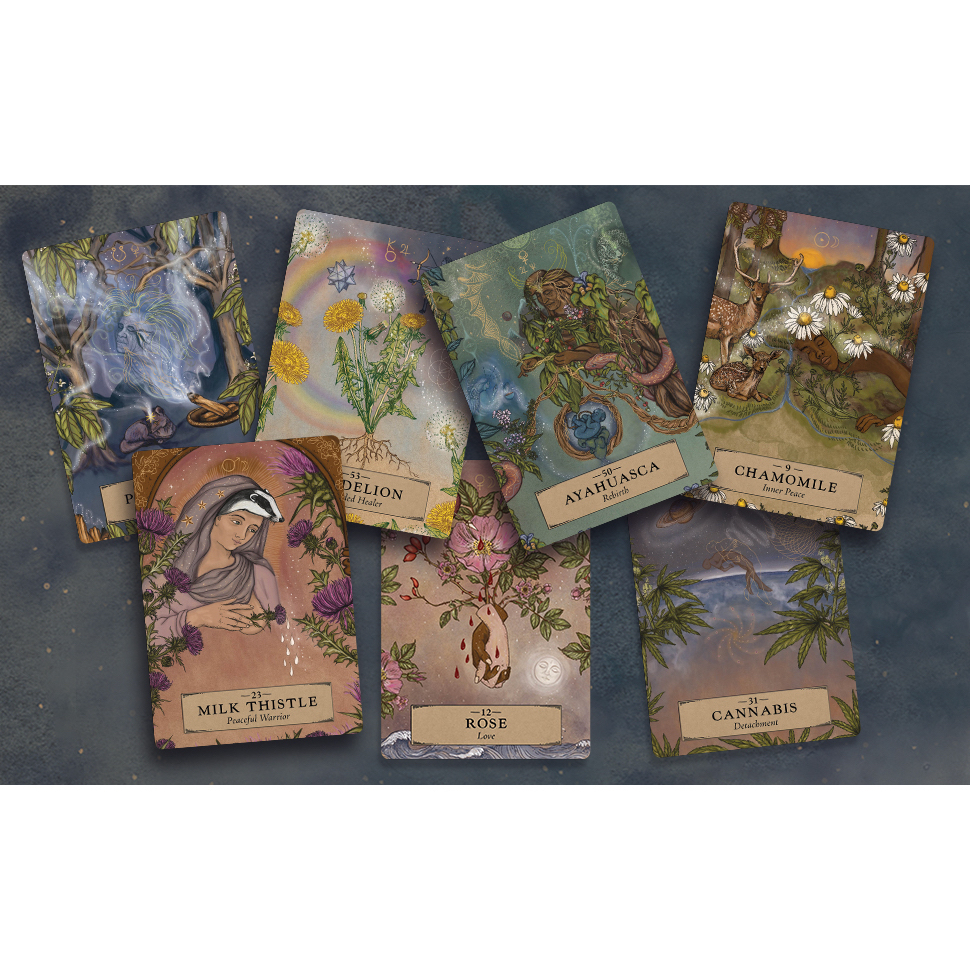 Bộ bài The Herbal Astrology Oracle: A 55-Card Deck  Guide by Adriana Ayales  @gocdoquyen