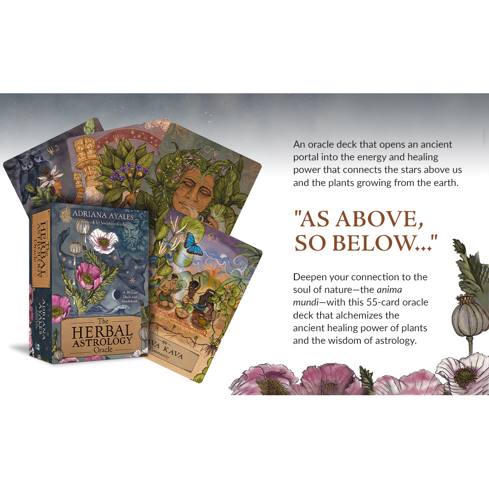 Bộ bài The Herbal Astrology Oracle: A 55-Card Deck  Guide by Adriana Ayales  @gocdoquyen