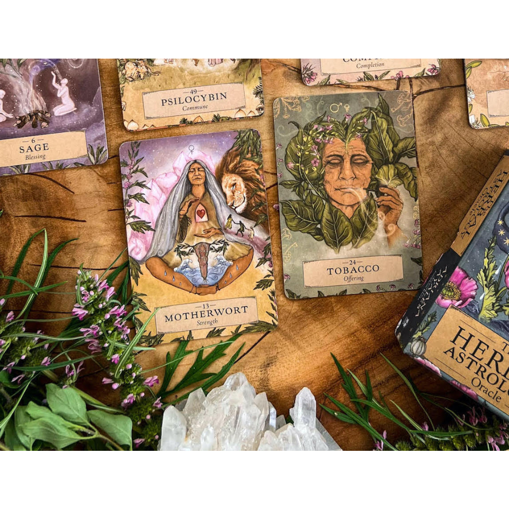 Bộ bài The Herbal Astrology Oracle: A 55-Card Deck  Guide by Adriana Ayales  @gocdoquyen