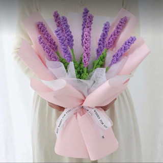 hoa len bé xinh hoa thú ,hoa len handmade