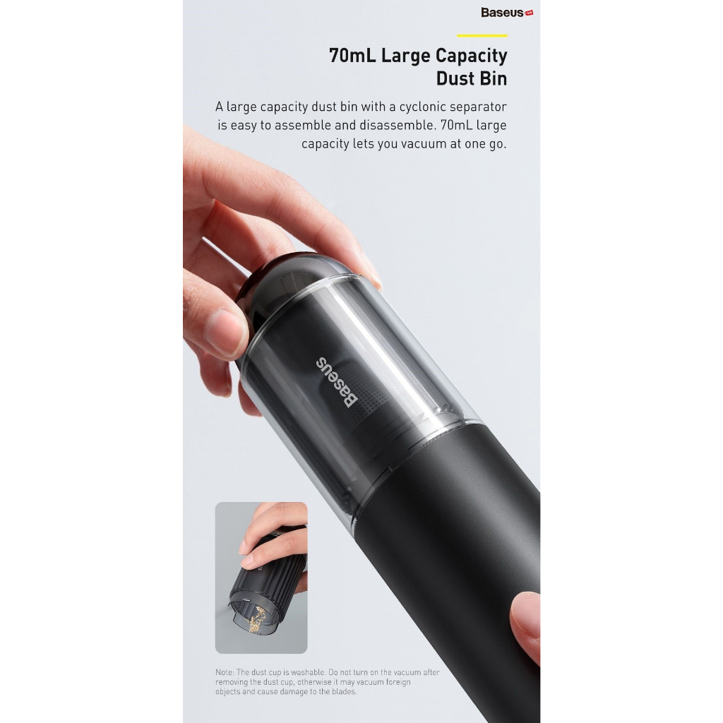 Máy hút Bụi Baseus chính hãng A7 A3 A1 A2 lực hút cực mạnh