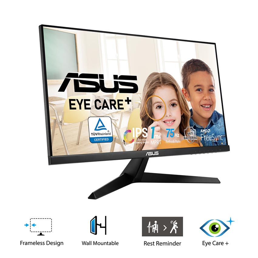 Màn hình Asus VY249HE (238inch/FHD/IPS/75Hz/1ms/250nits/HDMI+VGA+Audio/FreeSync)