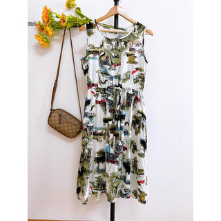[2hand] Đầm Xô, Đũi, Có Dây Cột Eo, BIGISZE, FREESIZE, #2hand
