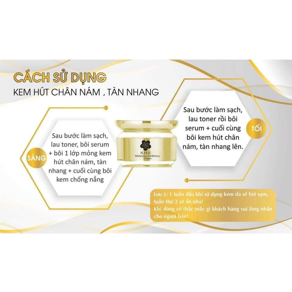 Kem Dưỡng Ức Chế - Hút Chân Nám - Tàn Nhang She Peeling