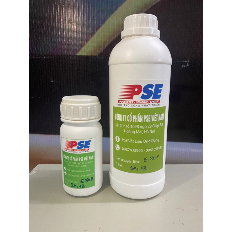 Epoxy dẻo nhựa dẻo E80  tráng tem phủ mỏng  1kg