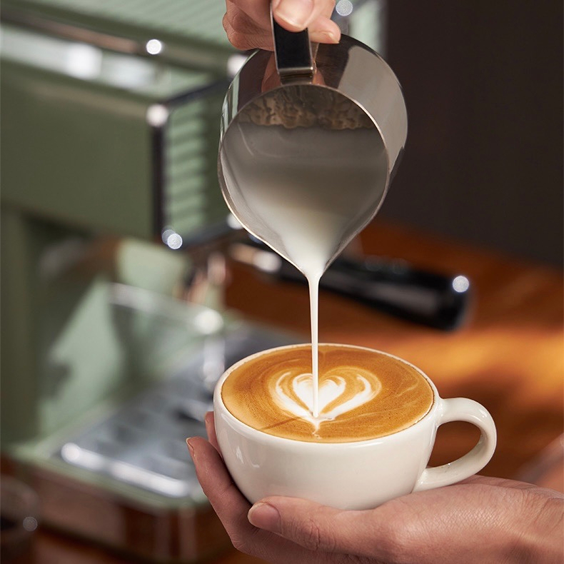 Máy pha cafe gia đình Petrus PE-3690 màu xanh mint