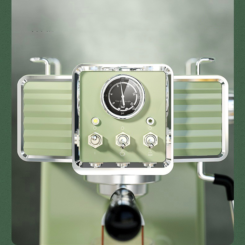 Máy pha cafe gia đình Petrus PE-3690 màu xanh mint