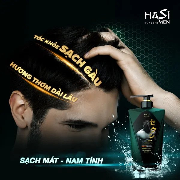 Gel Tắm Nước Hoa Nam Hasi Quyến Rũ & Lịch Lãm 550g