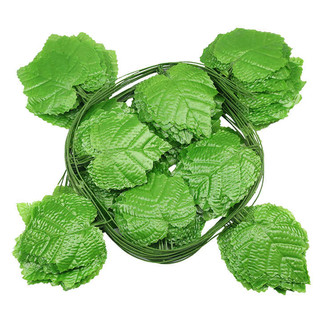 Dây leo lá nho bó 12 dây dài 2M4 trang trí ban công, dây leo lá nhựa decor