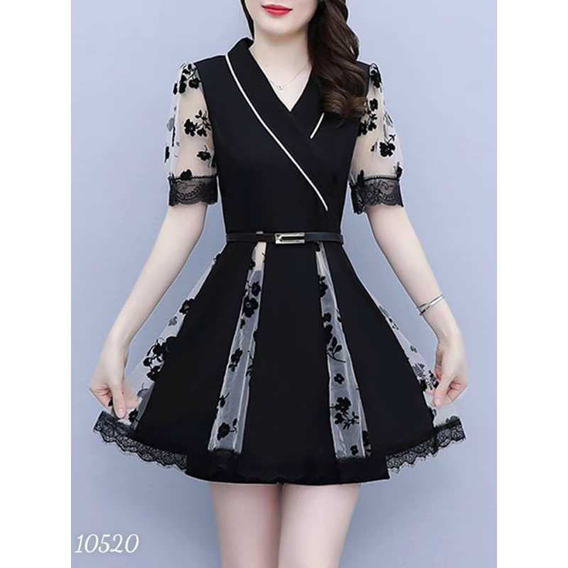 [Giá Tận Xưởng] sét đồ bộ umi phối lưới hoa kèm nịt