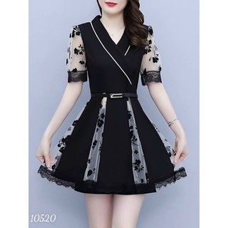 [Giá Tận Xưởng] sét đồ bộ umi phối lưới hoa kèm nịt