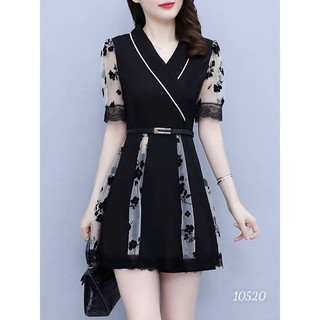[Giá Tận Xưởng] sét đồ bộ umi phối lưới hoa kèm nịt