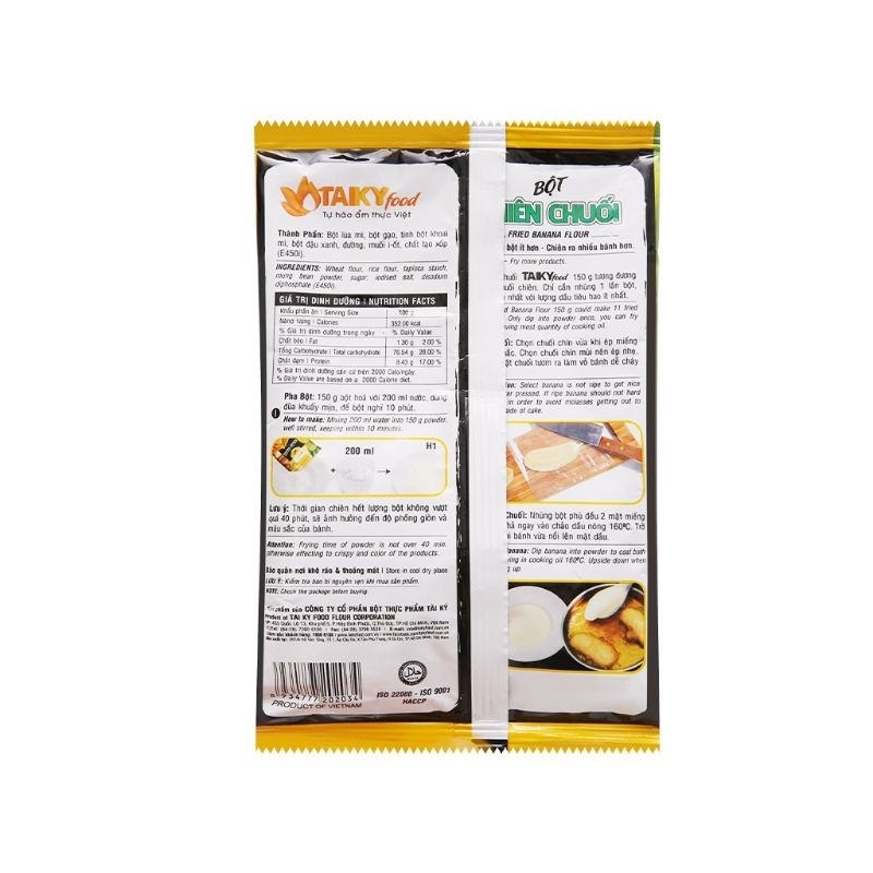 BỘT CHIÊN CHUỐI TÀI KÝ 150G