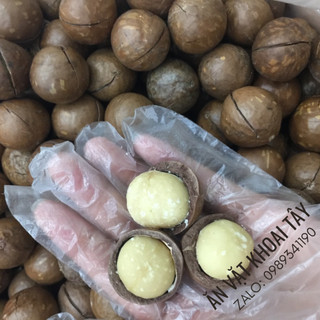Hạt macca nứt vỏ 22-24mm 500g