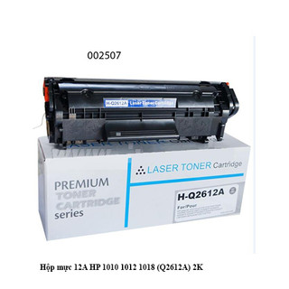 Hộp mực in Tech HP 12A 1010 1012 1018 (Q2612A) 2K - Có lỗ đổ mực và xả thải tiện lợi