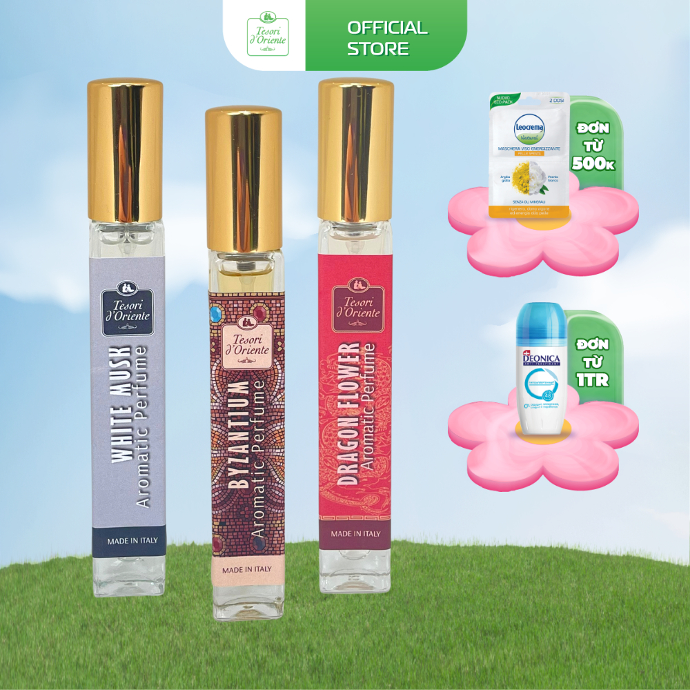 Nước hoa mini Tesori d'Oriente chính hãng 10ml dạng xịt nhỏ gọn tiện lợi