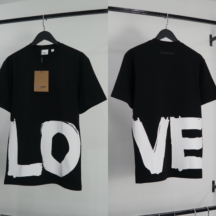 Áo thun cặp đôi chữ LOVE, áo phông rộng đôi siêu dễ thương chất cotton đẹp