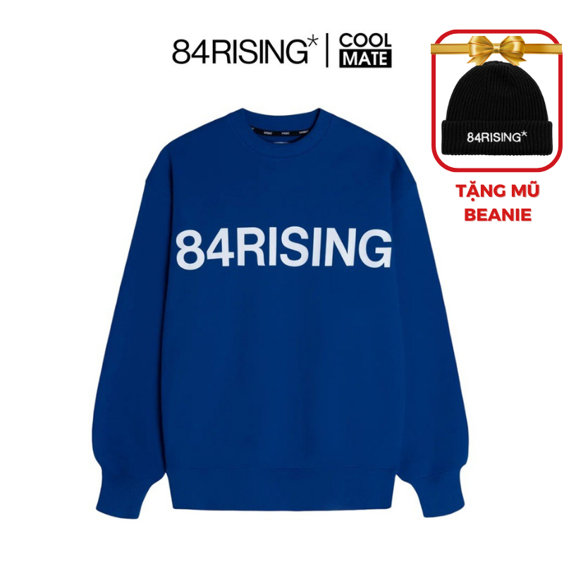 Áo nỉ Sweater Oversize basic in 84RISING - thương hiệu 84RISING