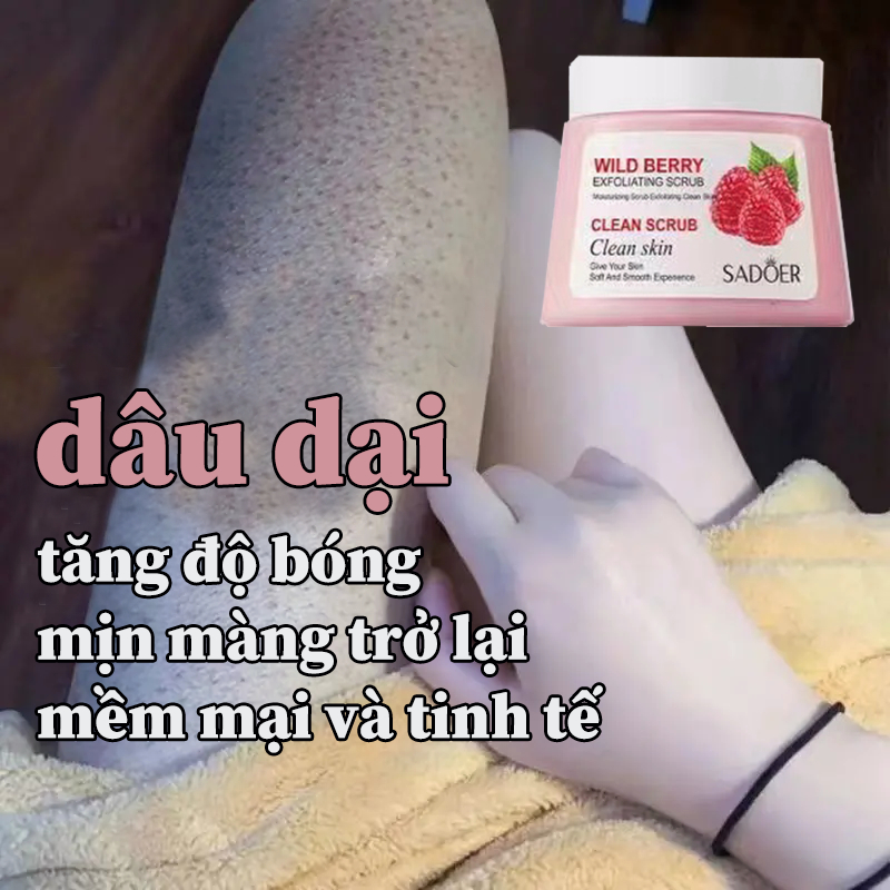 Tẩy tế bào chết toàn thân（làm sáng da, giảm da sần sùi , làm mịn da) 250g