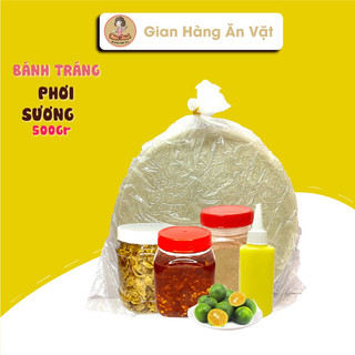 TẶNG BƠ 100g - Combo4 Bánh Tròn 500g - Sate Rim 200g - Hành Phi 100g - Muối Nhuyễn 100g
