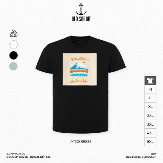 Áo Thun Unisex OLD SAILOR Thiết Kế Họa Tiết  ALEUTIAN ISLAND TEE Chất Vải Cotton 4 Chiều Thoáng Mát Bigsize 55-130kg