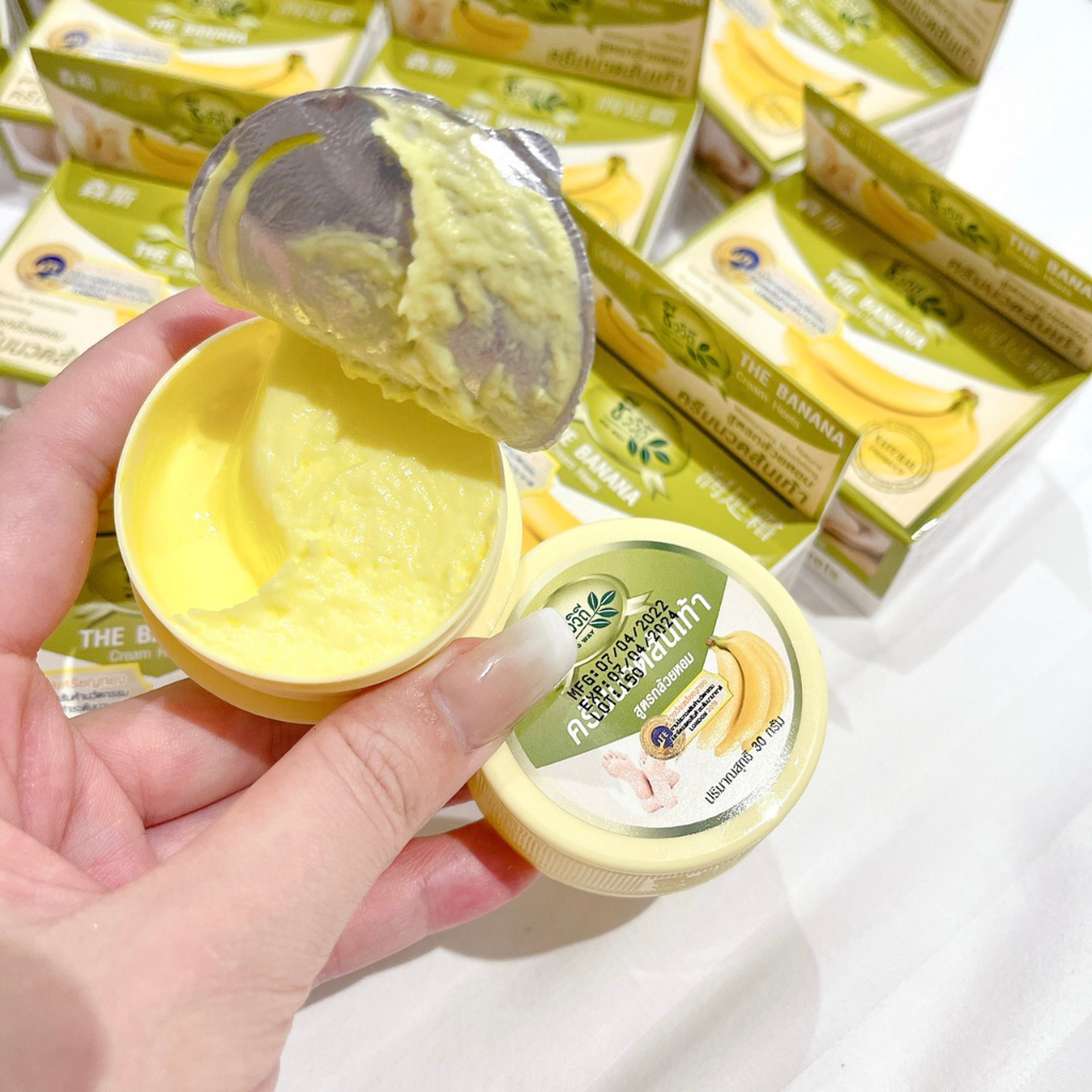 [Chuẩn Thái] Kem giảm Nứt Gót Chân Banana Heel Cream Thái Lan 30g