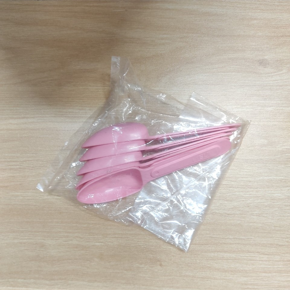 Thìa Meiji 20ml đong bột/xúc sữa cho bé Hồng Xanh / Có sỉ SLL