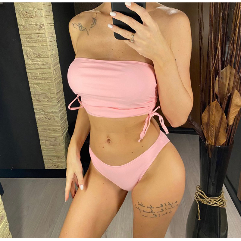 Set bikini 2 mảnh quây cạp thấp