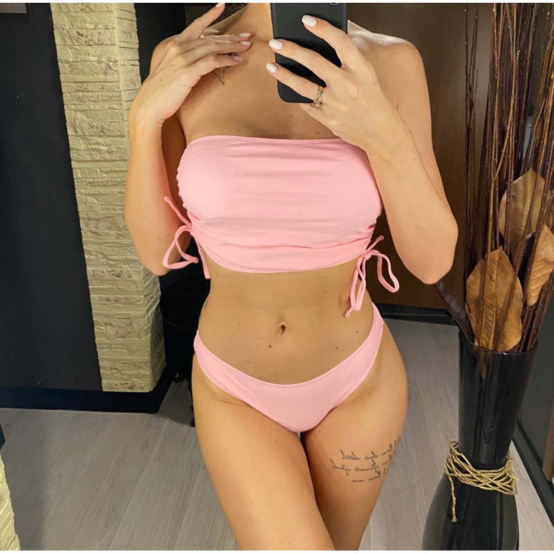 Set bikini 2 mảnh quây cạp thấp