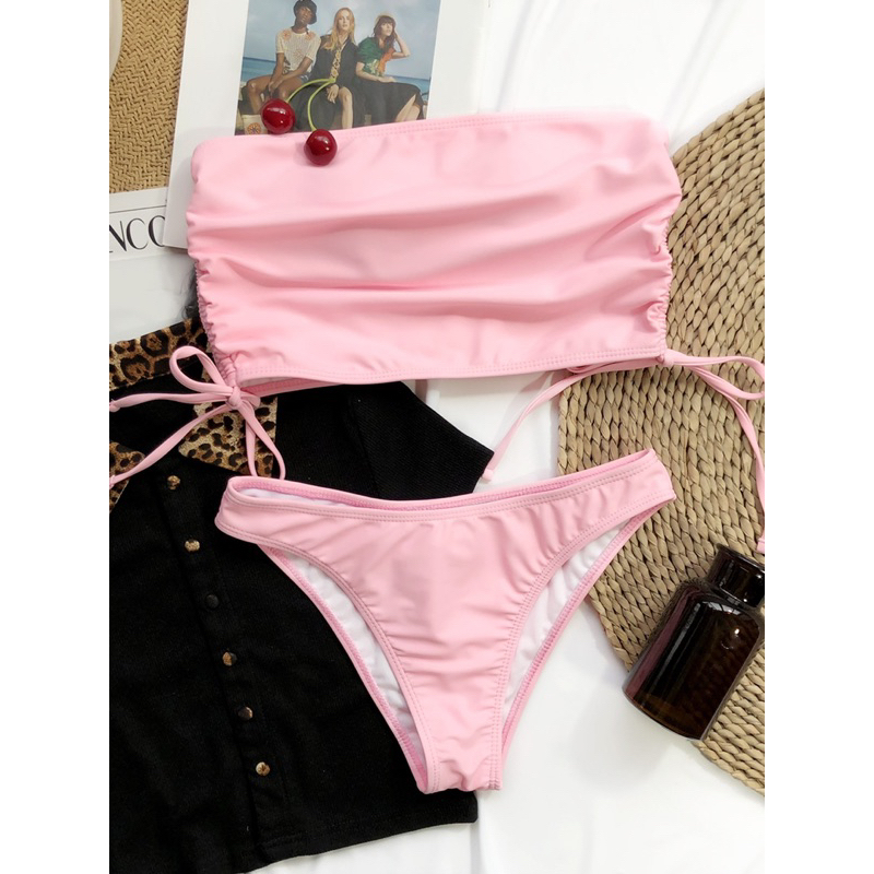 Set bikini 2 mảnh quây cạp thấp