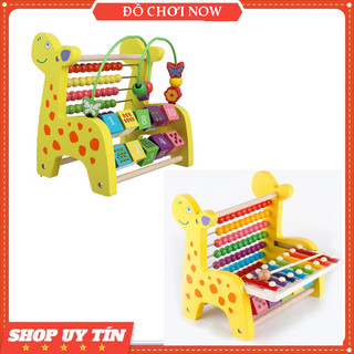 Bàn tính cổ kết hợp đàn hình con hươu đa năng