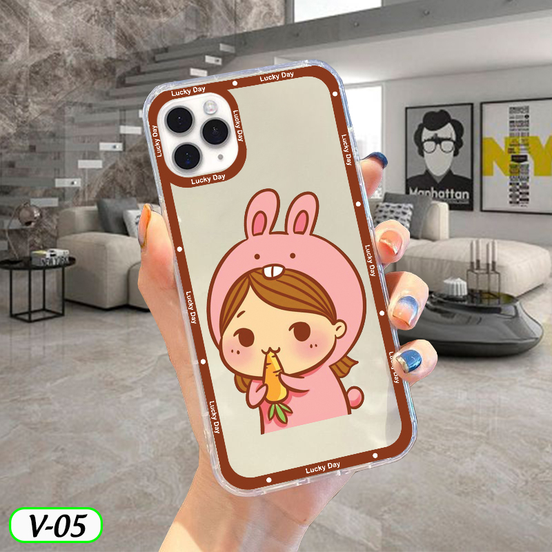 Ốp lưng mẫu Mochicat, Cô Gái Dễ Thương cho OPPO A52/A92/A55/A54/A53 2020/A59/F1S/A712018/A73/A93/A744G/A83/A91/RENO 3 4G