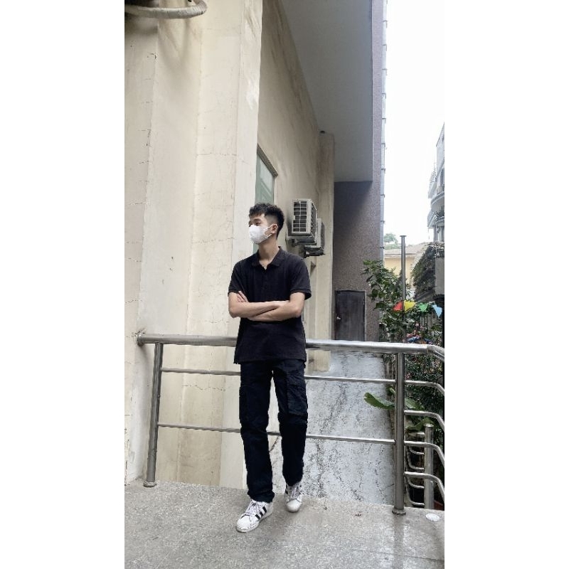 Quần dài cargo pants kaki túi hộp cao cấp - size 28 29 30