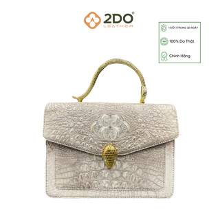 Túi Rắn phối Da Cá Sấu gai T403 2DO LEATHER Kích Thước (26*19*9) Quà Tặng Cho Người Thân, Sang Trọng, Cao Cấp, Siêu Bền