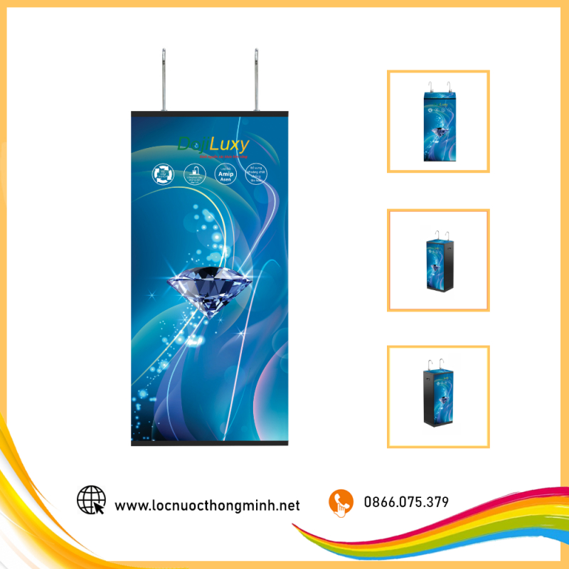 Máy lọc nước Dojiluxy 2 Vòi ETN20-1010 – Vỏ kim cương | Màng lọc RO – USA Film Tech | Made in USA