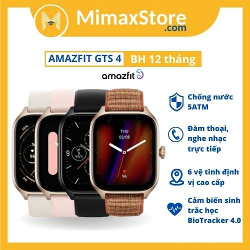 Đồng Hồ Thông Minh Amazfit GTS 4 | Hỗ Trợ Tiếng Việt | Bản Quốc Tế | Hàng Chính Hãng | Mimax Store
