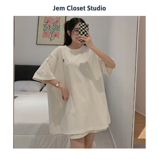 Áo Thun Nữ Tay Lỡ USUA 10477 Áo Phông Nữ Form Rộng Chất Vải Cotton In Chữ Cá Tính  Phong Cách Hàn Quốc Jem Closet Studio