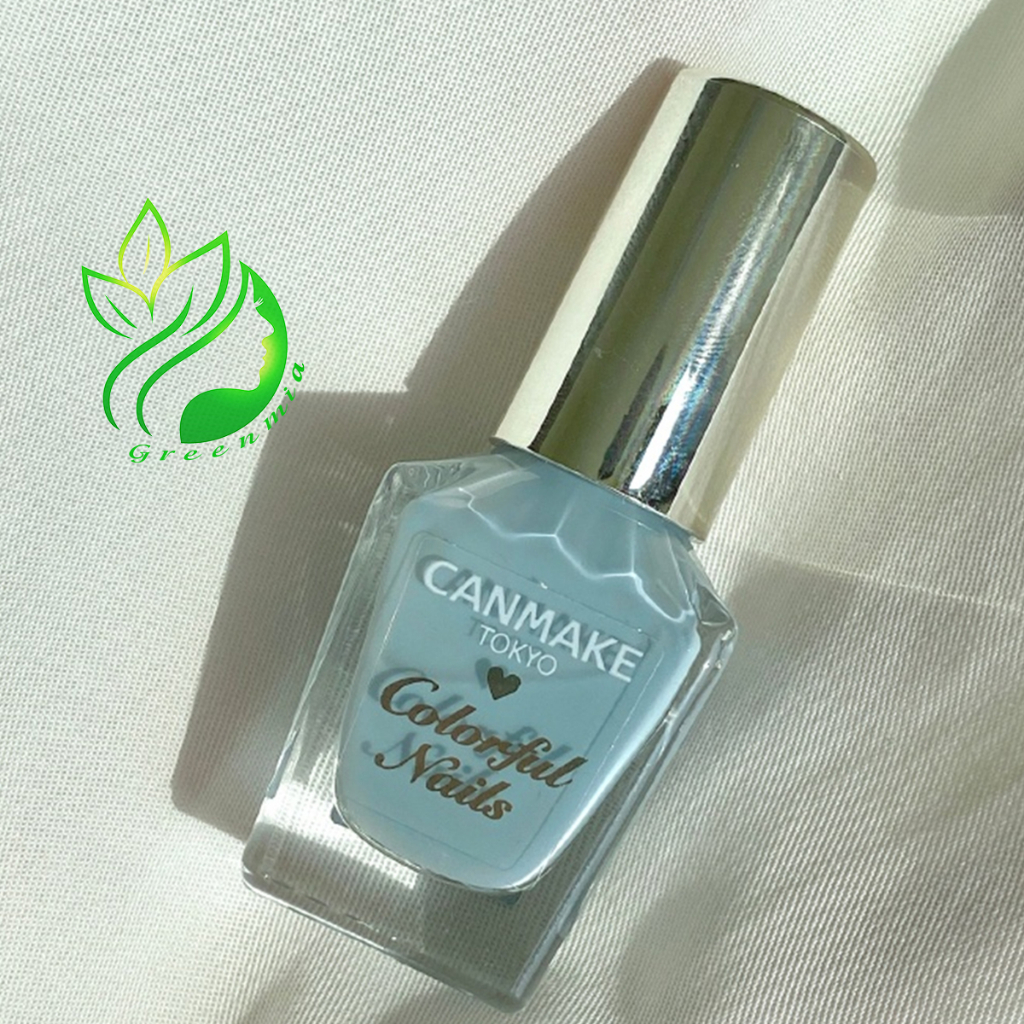 Sơn Móng Tay Thạch Canmake Tokyo Japan Nhật Bản Nội Địa Sơn Móng Chân Màu N28 Smokey Aqua Xanh dương khói