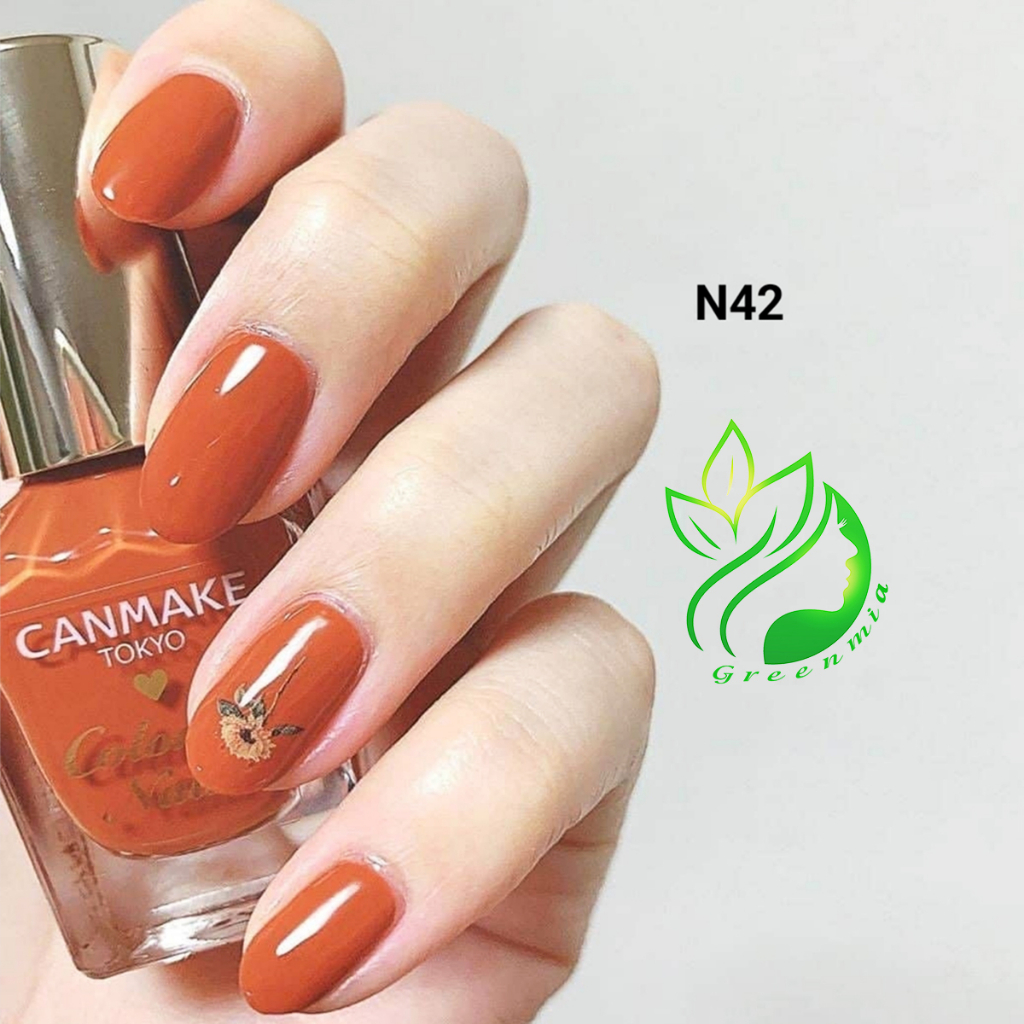 Sơn Móng Tay Thạch Canmake Tokyo Japan Nhật Bản Nội Địa Sơn Móng Chân Màu N42 Burnt Orange Cam cháy