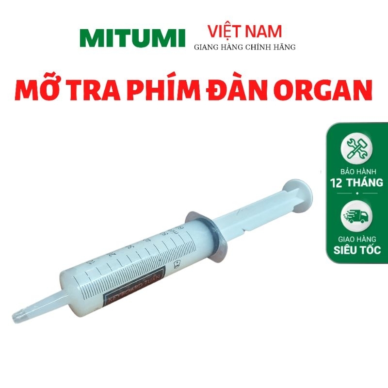 Mỡ Tra Phím Đàn - 1 phần 100g cho 1 cây đàn, bôi trơn phím đàn