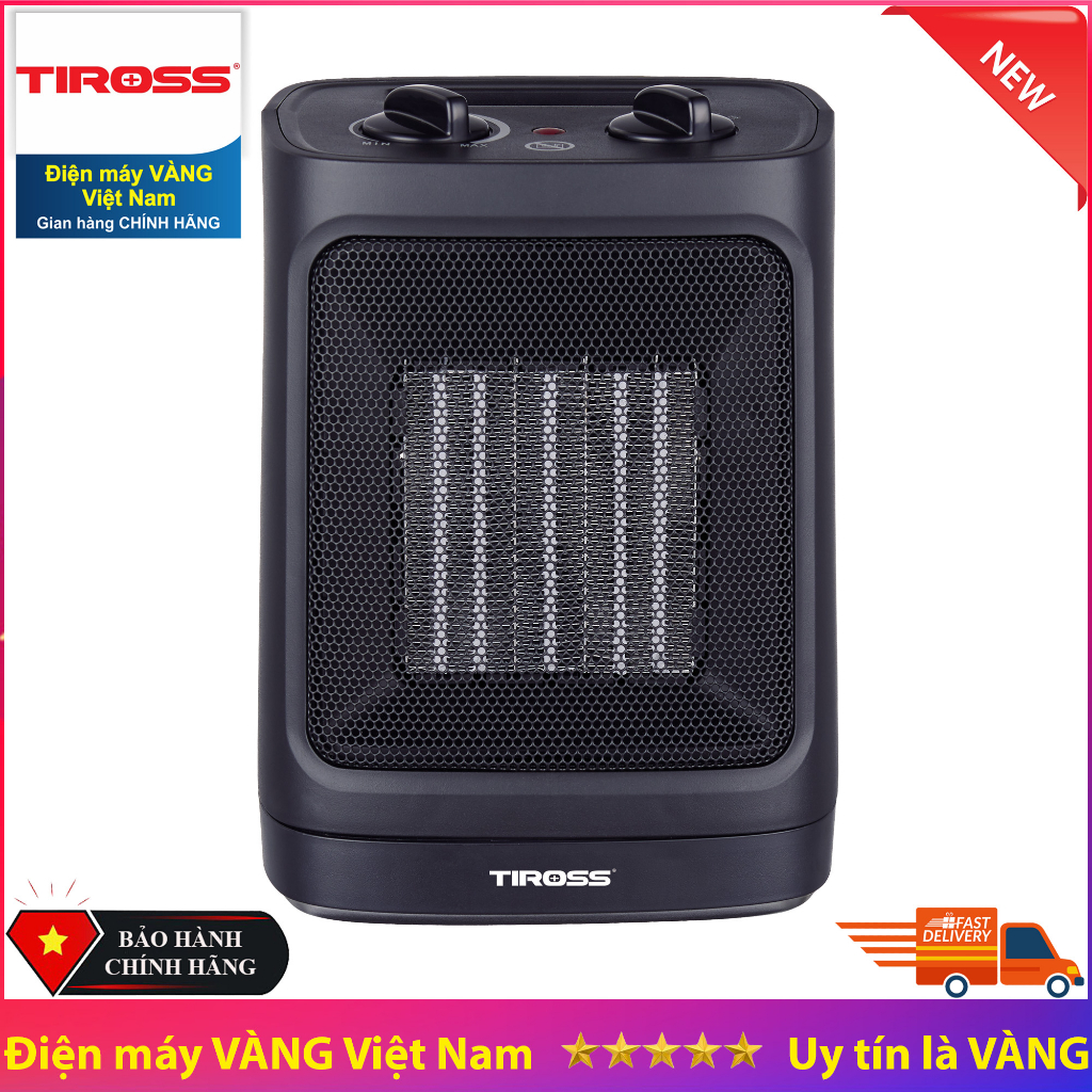 Máy sưởi Tiross TS9442 máy sưởi gốm mini bảo hành 12 tháng chính hãng