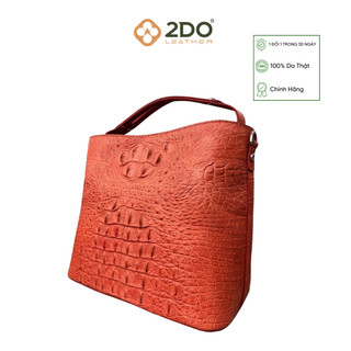 Túi Da Cá Sấu kèm túi nhỏ bên trong T325 2DO LEATHER kích thước (25.5*22*14) Quà Tặng Cho Người Thân, Sang Trọng