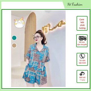  Bộ Đồ Ngủ Pijama Nữ Cộc Tay Chất Liệu Kate Thái Free Size