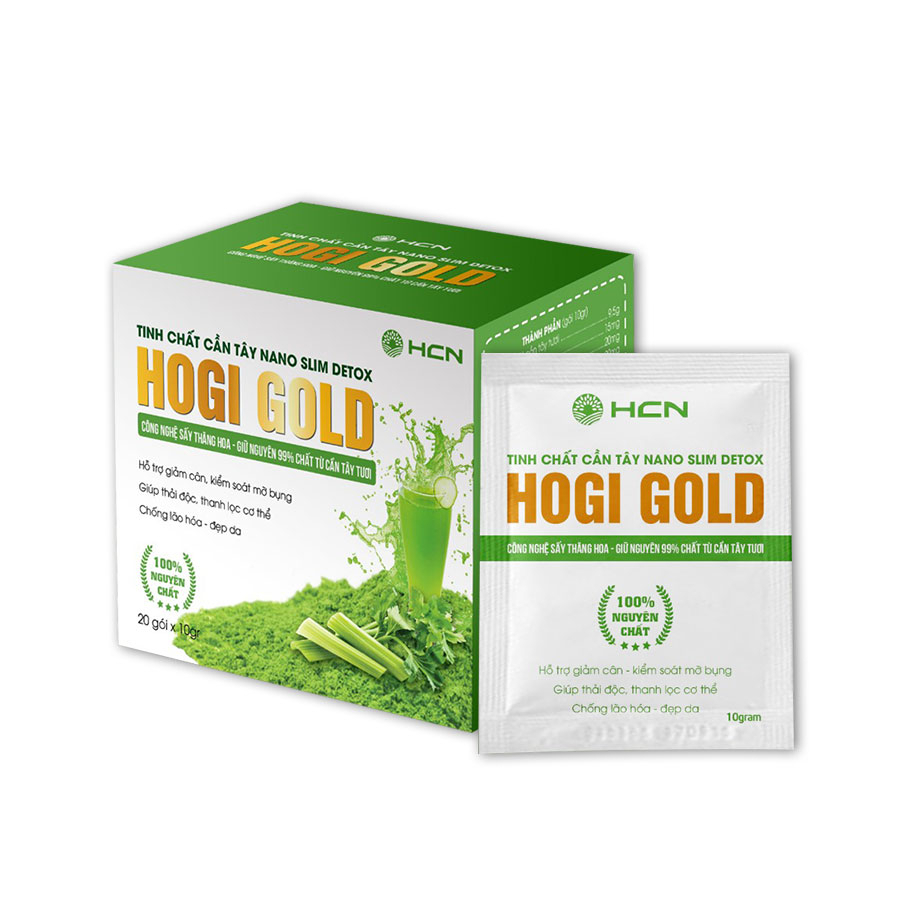 Bột Cần Tây Hogi Gold Cao Cấp Hỗ Trợ Giảm Cân, Bổ Sung Dưỡng Chất Cho Cơ Thể Baoquyen Mart