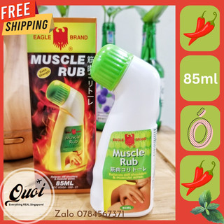 [Singapore] Muscle Rub Dầu xoa bóp Con Ó dạng chai lăn - 85ml [CHÍNH HÃNG] KHÔNG PHẢI HÀNG VN-BRVT