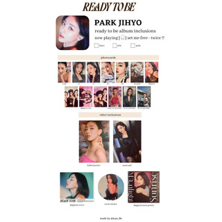 [Méo Store] Lẻ card chính hãng Jihyo Twice hàng có sẵn