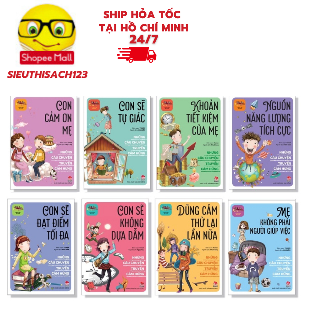 Sách - Những câu chuyện truyền cảm hứng : Khoản tiết kiệm của mẹ , Con sẽ tự giác ,...