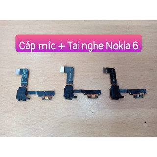 Cáp míc + Tai nghe Nokia 6 (Zin tháo Máy)